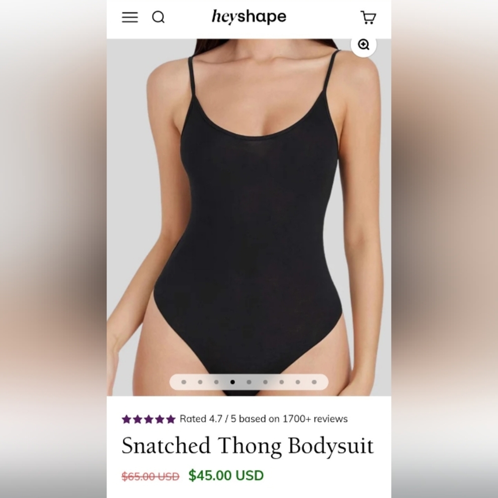 Heyshape Snatched Bodysuit Shapewear NWT